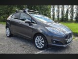Grey Ford Fiesta 1.0T EcoBoost Titanium Hatchback 5dr Petrol Powershift Euro 6 100 ps